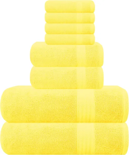 Vista 72 de GLAMBURG Sábana de baño de algodón extra grande premium de 700 GSM 35x70 - 100% algodón peinado - Calidad de hotel y spa de lujo - Duradera