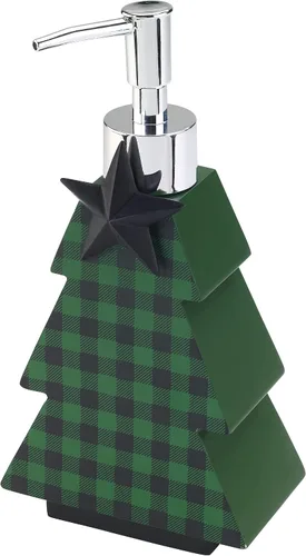 Avanti Linens - Dispensador de loción, accesorios de resina para encimera, decoraciones navideñas (Colección Tis The Season)
