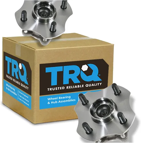 Vista 125 de TRQ Conjunto de rodamiento y cubo de rueda delantera de 2 piezas compatible con Chevrolet Trailblazer 02-09, Trailblazer EXT 02-06, GMC Envoy 02-09