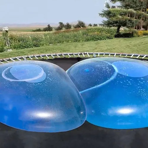 Bola gigante de burbujas de agua de 47 pulgadas, bola inflable rellena de agua, bola de goma suave para exteriores, playa, piscina, jardín, fiesta