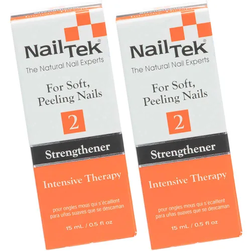 Vista 5 de Nail Tek Fórmula 2 fortalecedor de uñas – Tratamiento de pulido para fortalecimiento y crecimiento, reparación de uñas para uñas suaves, peeling