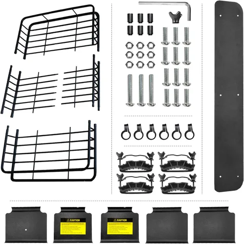 Vista 6 de Leader Accessories - Juego de portaequipajes de techo LA