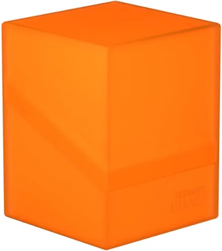 Vista 25 de Ultimate Guard Boulder 80+ Classic, estuche para mazo para 80 cartas TCG con doble funda, ámbar, almacenamiento seguro y duradero