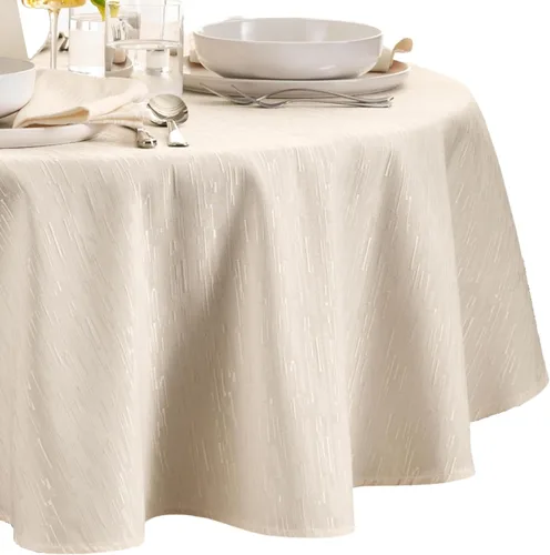 Vista 11 de Elrene Home Fashions - Servilletas Continentales de Textura Sólida Resistente al Agua y a las Manchas, Juego de 4, Negro