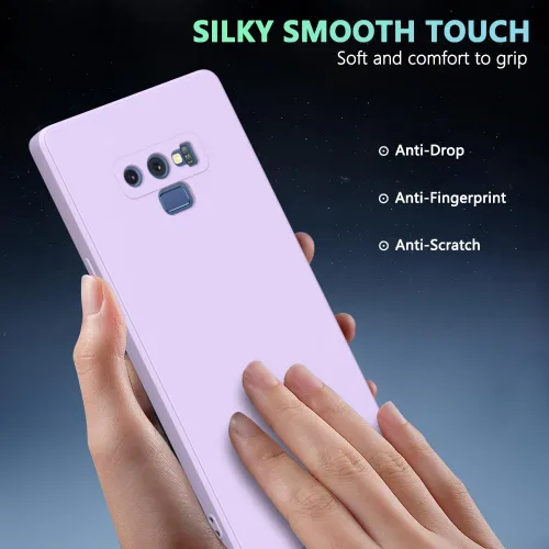 Vista 210 de Funda para Samsung Galaxy Note 8, color negro, resistente a los arañazos con tacto suave, delgada funda delgada para Samsung Galaxy Note 8