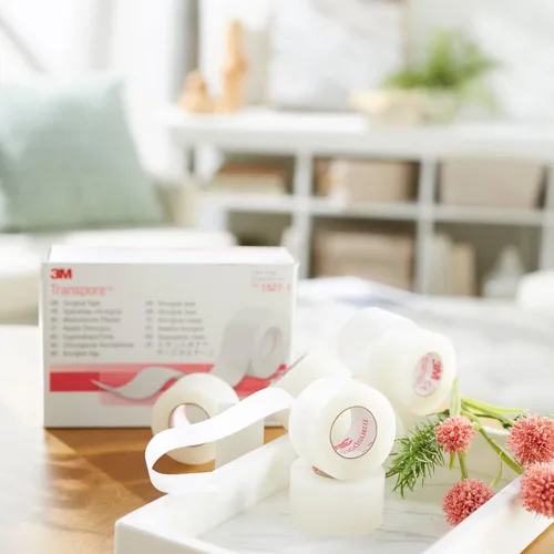 Vista 7 de 3M Transpore - Cinta quirúrgica, 1 pulgada x 10 yardas, 12 unidades (paquete de 1)