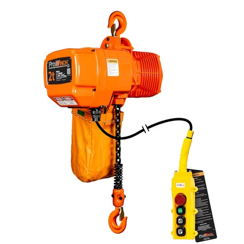 Prowinch 2 toneladas 4400 libras 208 ~ 240/440 ~ 480V 2 velocidades de alzamiento de cadena eléctrico 20ft. Altura de elevación G100 Cadena H3 Duty