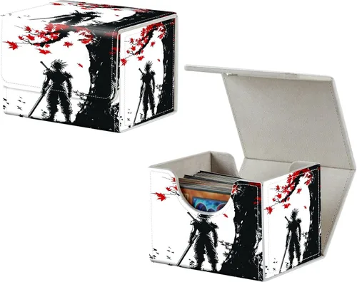 Vista 11 de MTG Commander - Caja de cartas intercambiables, más de 100 tarjetas con funda con funda de piel sintética, caja de almacenamiento de tarjetas