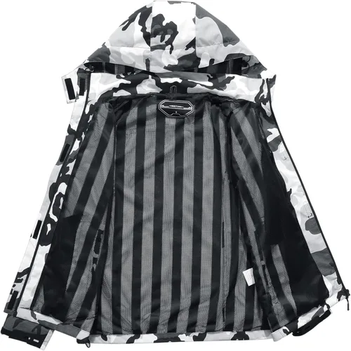 Vista 3 de OTU Chaqueta impermeable para mujer, ligera, impermeable con capucha para senderismo, viajes al exterior.