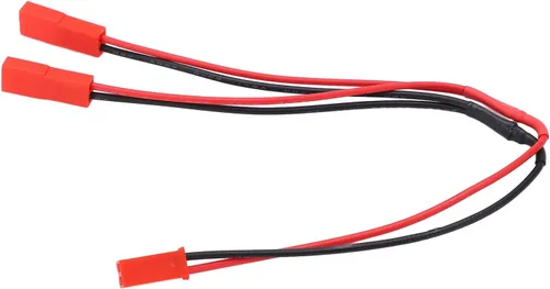 Dilwe Cable de conector de enchufe RC JST, portátil JST macho hembra Y Cable 1 hembra a 2 macho adaptador paralelo cable cable para RC coche avión y