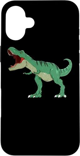Vista 21 de Carcasa para iPhone X/XS con diseño de dinosaurio T-Rex.