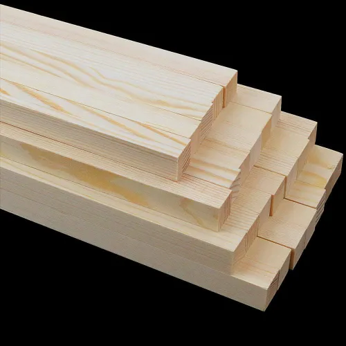 Vista 5 de BILLIOTEAM Paquete de 25 varillas o palos cuadrados de madera dura sin terminar de 1/2" x 12