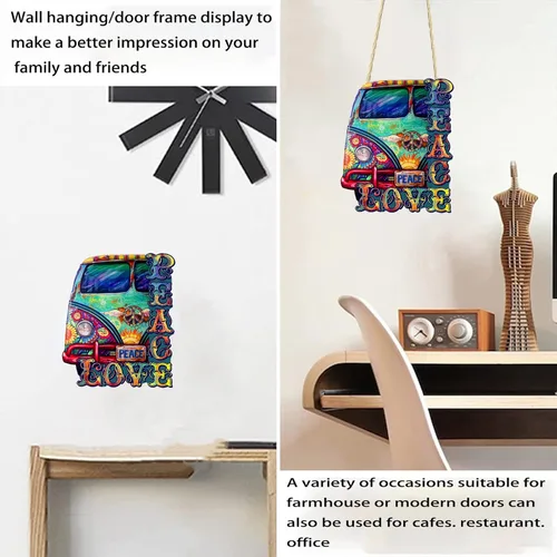 Vista 7 de Letrero decorativo con texto en inglés «Every Little Thing Gets Well» con texto en inglés «Every Little Thing Gets Well», decoración de pared