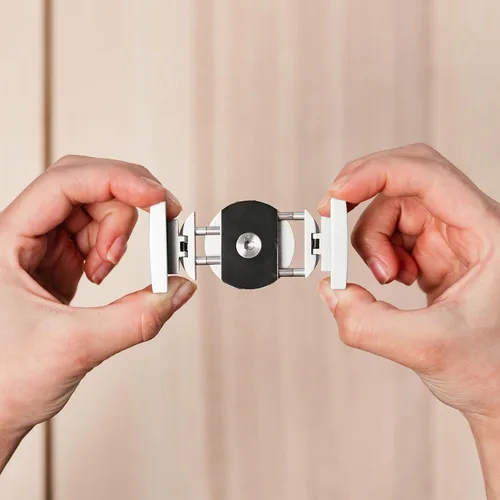 Vista 6 de Loop Micro Mount - Soporte de teléfono de bicicleta súper compacto para iPhone y Samsung - Soporte de tapa de vástago de metal, fácil instalación