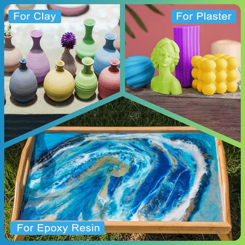 Vista 6 de GOODTAKE Pigmento de hormigón, tinte de cemento de óxido de hierro marrón para mortero, lechada, yeso, azulejos, pintura, pavimentación de moldes