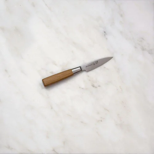 Vista 3 de Messermeister Cuchillo de pelar de bambú Mu, 3 pulgadas