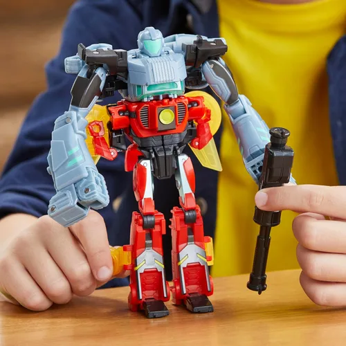 Vista 6 de Transformers EarthSpark Cyber-Combiner Terran Twitch y Robby Malto - Figuras de acción de robots, juguetes interactivos para niños y niñas a partir