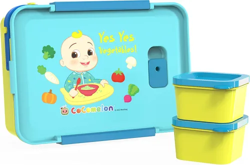 Vista 16 de Zak Designs Blippi Caja Bento de plástico reutilizable con sello a prueba de fugas, asa de transporte, ventilación de vapor para microondas