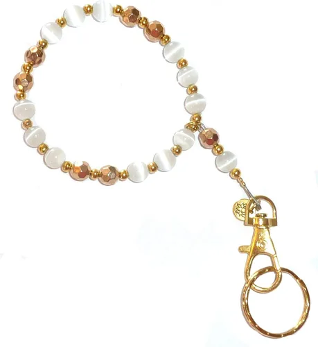 Vista 8 de Hidden Hollow Beads Cordón de muñeca, pulsera con cuentas para mujer, pulsera, joyería, llaves, teléfono, llavero, pulsera, fuerte