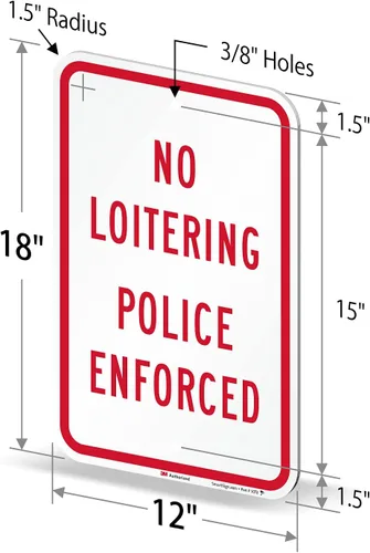 Vista 6 de SmartSign Letrero de metal con texto en inglés "Pick-Up and Drop-Off Only - No Parking" de 18 x 12 pulgadas, aluminio de 63 mil