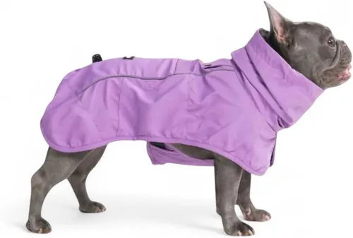 Vista 26 de Spark Paws - Chaqueta impermeable para perros, resistente al viento, para perros pequeños, medianos, grandes y extragrandes, traje reflectante