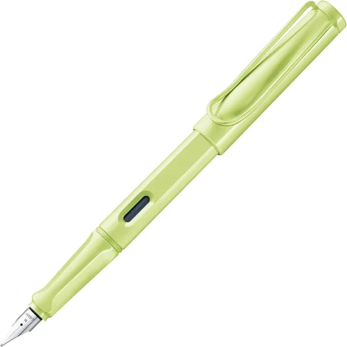 Vista 9 de Pluma estilográfica Lamy Safari, punta fina amarilla (L18F)., Amarillo