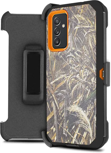 Vista 8 de diseñado para Samsung Galaxy A82 Quantum 2, funda de protección de cuerpo completo, resistente con clip de cinturón integrado, protector de pantalla