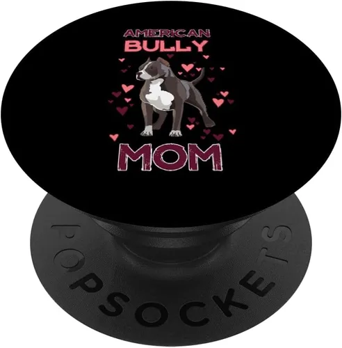 American Bully Mom American Bully Amante para Propietario PopSockets Swappable PopGrip