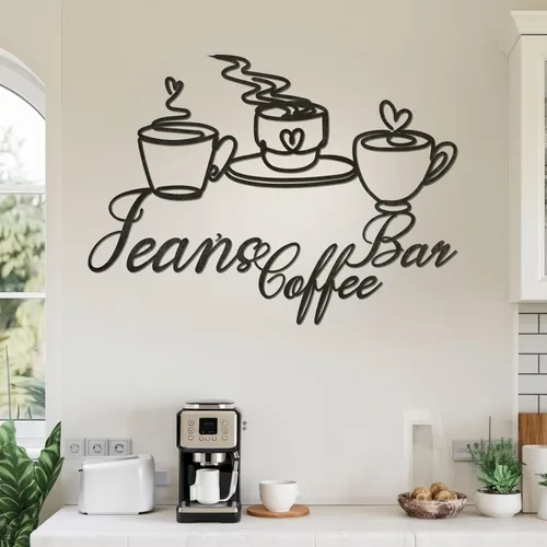 Vista 14 de Letrero de metal personalizado para cocina, decoración de pared de cocina personalizada, arte de pared rústico, decoración de monograma, letrero