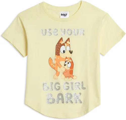 Vista 3 de Bluey Bingo and Mom - Camiseta de manga corta para niñas pequeñas, paquete de 3, Rosado