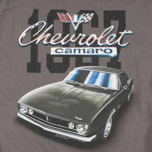Vista 5 de Popfunk Camiseta clásica para coche Chevy Camaro 1967
