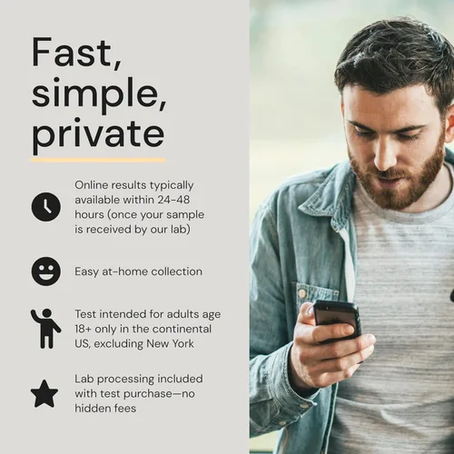 Vista 3 de Simple HealthKit Kit de prueba de ETS en casa para clamidia, gonorrea y tricomoniasis - Pruebas para las 3 ETS más comunes - Kit de prueba de ETS
