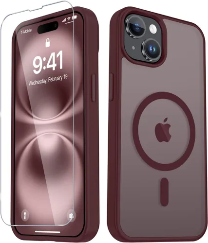 Vista 534 de Funda para Google Pixel 10 Pro XL, cubierta magnética mate, color negro Fit for MagSafe, Screen Protector included, Shockproof Military Grade