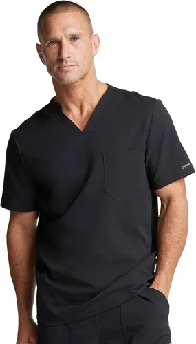 Vista 9 de Cherokee Camiseta quirúrgica con cuello en V para hombre ciel