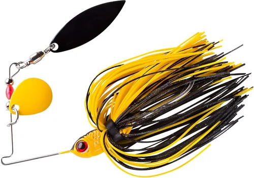 Vista 5 de Booyah Pond Magic Señuelo de pesca de róbalo con hoja giratoria para aguas pequeñas