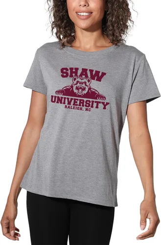 Vista 343 de Colección oficial de camisetas sueltas con logotipo de círculo envejecido universitario para mujer, jaspeado atlético