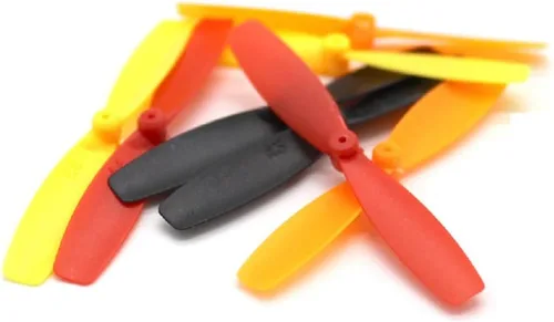 Vista 3 de 16 pares de hélices de barco de bricolaje de 2 aspas para modelo de eje de 0.039 in, modelo de automóvil, modelo RC barco, multicolor