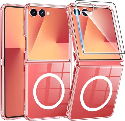 Vista 301 de FNTCASE para iPhone Air Case Clear: Fundas magnéticas para teléfono con protector de pantalla a prueba de caídas, compatibles con Magsafe, delgadas