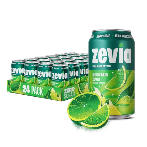 Vista 7 de Zevia Soda sin azúcar, paquete variado de 6 sabores, latas de 12 onzas (paquete de 24) - endulzado naturalmente, proyecto verificado sin OMG, sin