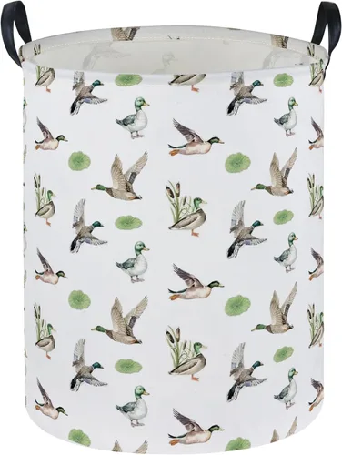 Vista 12 de ESSME Cesta de ropa sucia con diseño de arcoíris, plegable para niños, con revestimiento de polietileno impermeable, cesta de guardería para niñas