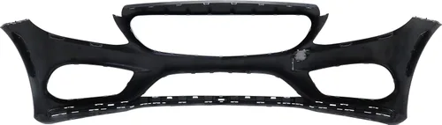 Vista 5 de Evan Fischer Cubierta de parachoques delantero compatible con Mercedes Benz C300 2015-2018, C400 2015, C43 AMG 2017-2018, imprimada, con agujero