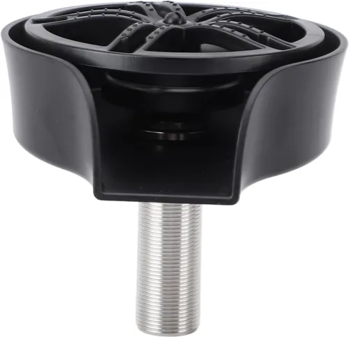 Lavadora automática de vidrio y enjuague de tazas, accesorio de fregadero de boquilla giratoria de 360 grados, lavadora de botellas de acero