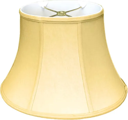 Royal Designs BS-725-10AGL - Pantalla de lámpara básica ovalada con parte inferior acampanada, color dorado antiguo, (6 x 4 pulgadas) x (10.75 x 8