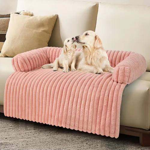 Vista 13 de Wn's Day Cama Lujosa de Sofá para Perros, Funda Calmante Lavable de Sofá para Perros, Protector de Sofá Removible para Perros, Cama de Sofá
