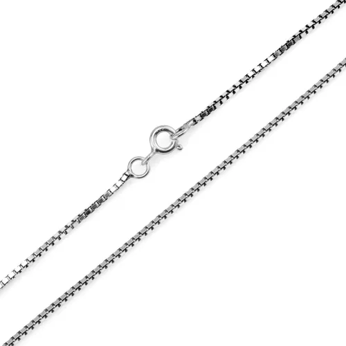 Vista 4 de Silvershake Colgante de filigrana de luna creciente de plata 925 con collar de cadena veneciana de 0.039in de 18 pulgadas, Metal