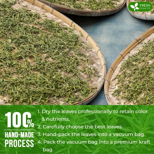 Vista 650 de FreshDrinkUS, 135 bolsas de té de jengibre y cúrcuma premium, ingredientes 100% naturales, mezcla hecha a mano de té de hierbas de cúrcuma