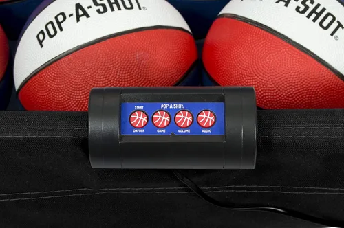 Vista 6 de Pop-A-Shot - Home Dual Shot Arcade Basketball Game with NBA Graphics l Sensor Scoring l 16 Game Modes l 7 Balls l Foldable Storage l for All NBA Fans