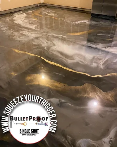 Vista 6 de BP Resins: Single Shot Kit de resina epoxi 100% sólidos (3 galones) sin disolventes, acabado de capa brillante de dos componentes - ¡Bajo COV! Uso