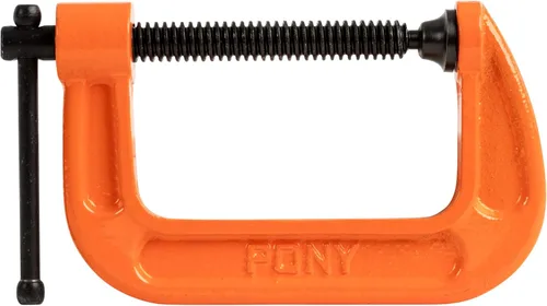 Pony Jorgensen 2630 Abrazadera en C de 3 Pulgadas, Naranja