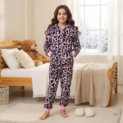 Vista 4 de A2Z - Pijama de una pieza para niños de 5 a 13 años